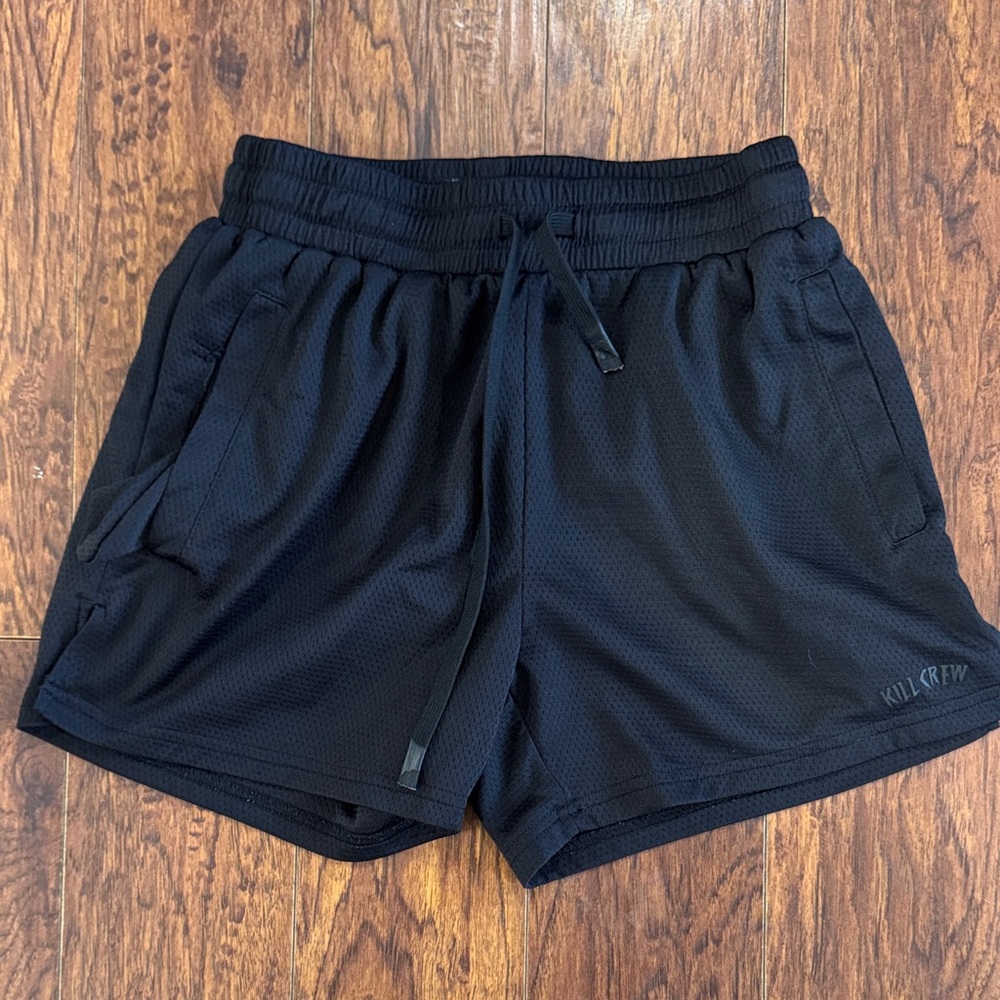 Kill Crew Athletic Black Shorts